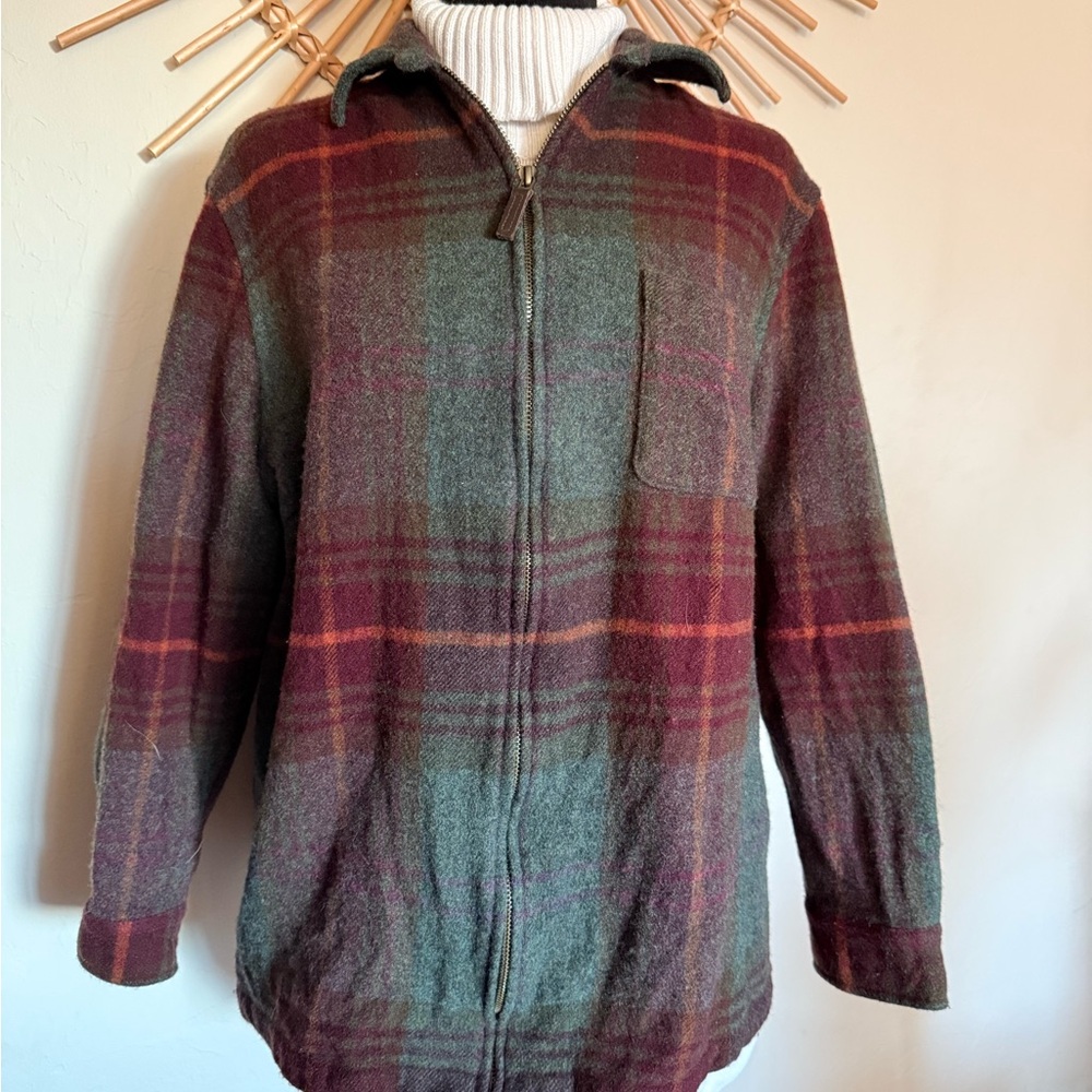 Ralph Lauren Wool Jacket in Red and Brown